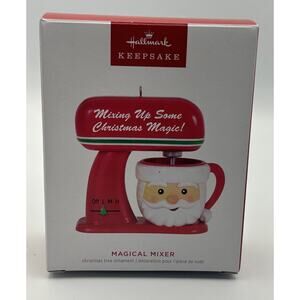Hallmark Keepsake Ornament 2023 Magical Mixer Santa Mixing Bowl New